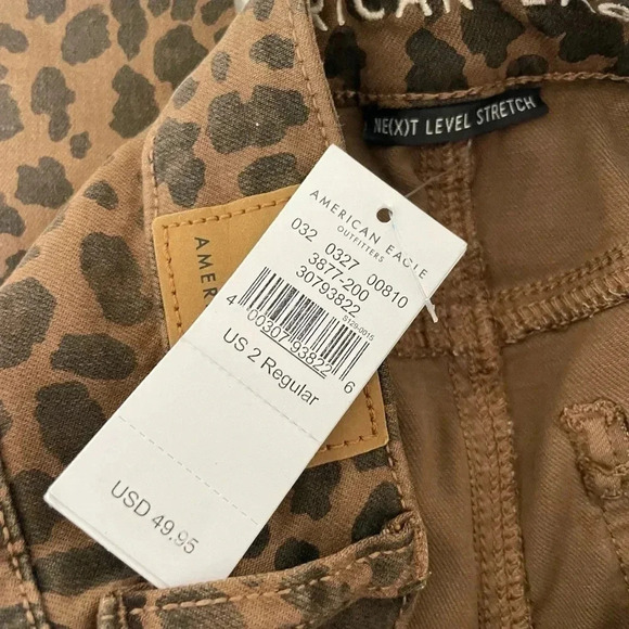 American Eagle leopard high rise jeggings - Picture 5 of 13